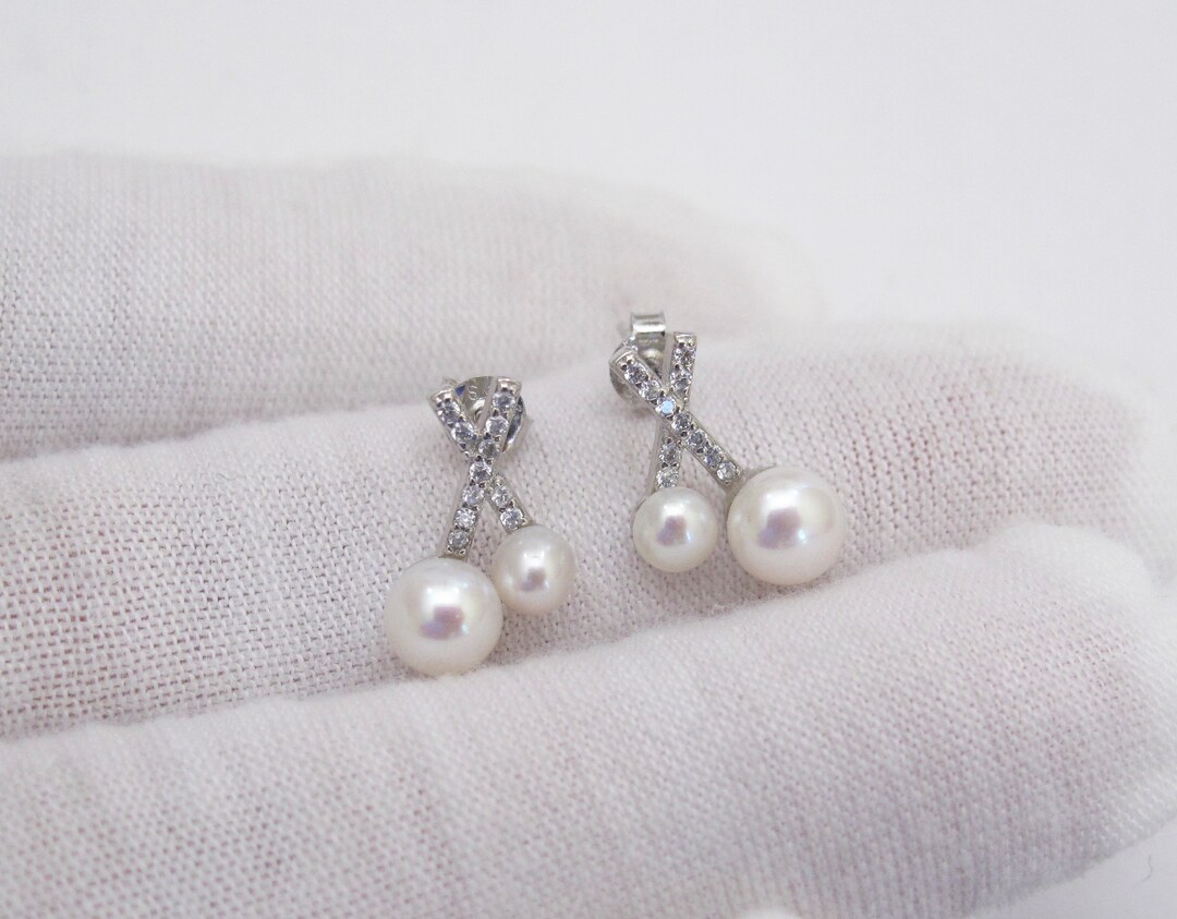 Camila Freshwater Pearl Sterling Earrings