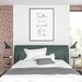 Above Bed Art Poster for Couples Bedroom Decor Black and - Etsy