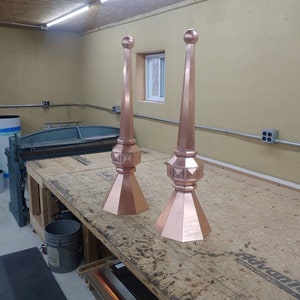 Copper Roof Finial * Copper Roof Spire * Garden Spire * roof finial * Copper Finial