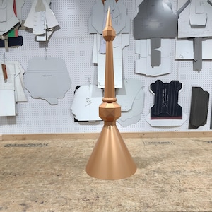 Copper Roof Finial * Copper Roof Spire * Garden Spire * roof finial * Copper Finial
