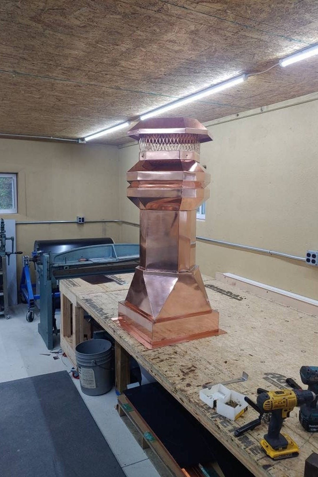 Outdoor Fireplace Chimney Cap Home Decor Etsy