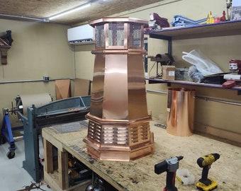 Copper Chimney Pot lighthouse design