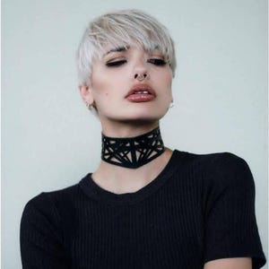 Deluxe fashion Leder Choker