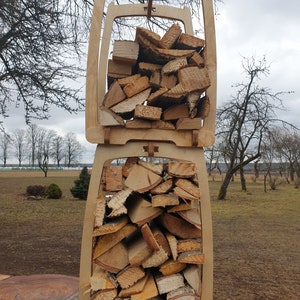 Plywood LOG RACK image 9