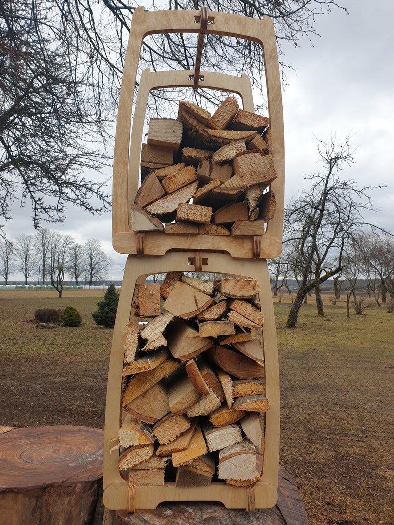 Plywood LOG RACK image 9