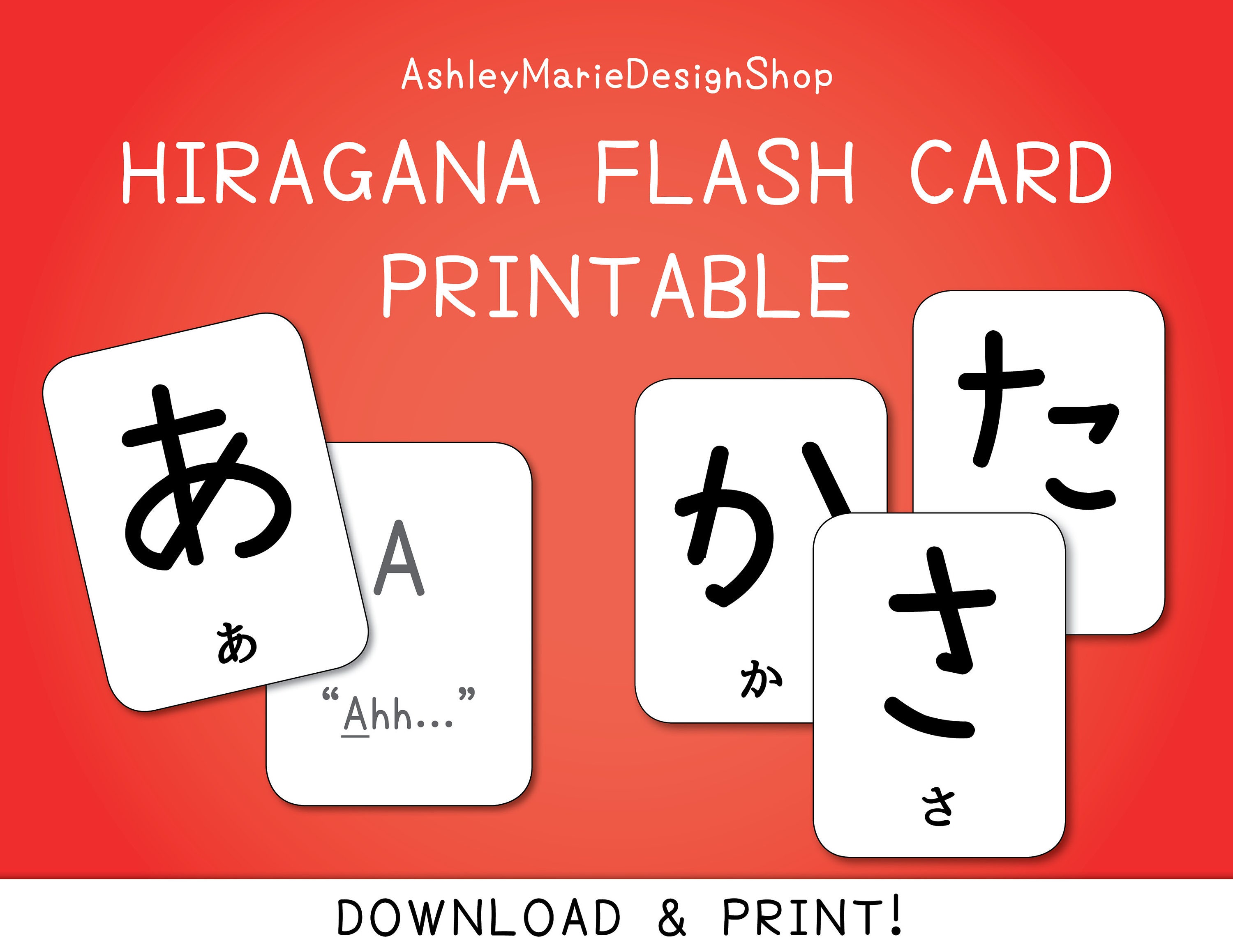 Hiragana Printable Flashcards Printable Word Searches