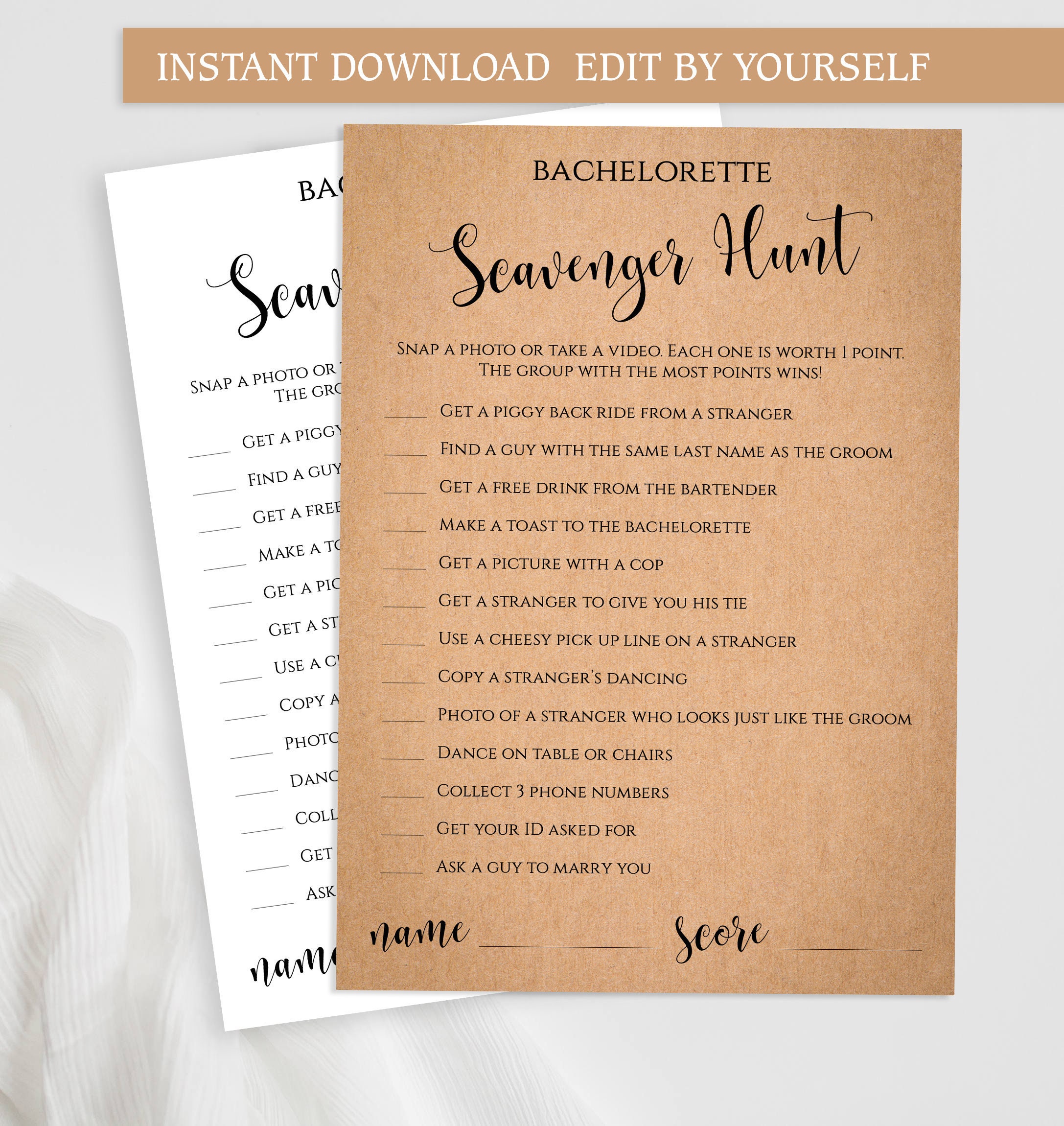 EDITABLE Scavenger Hunt Game Template for Bachelorette Party Etsy Canada EDITABLE Scavenger Hunt Game Template for Bachelorette Party Etsy Canada