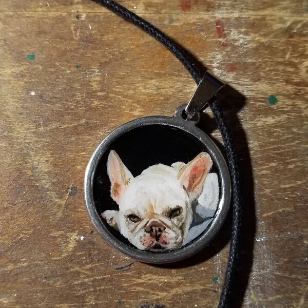 Pet Portrait Pendant Etsy