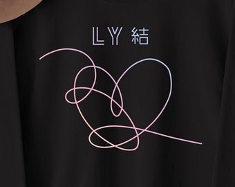 bts love yourself black hoodie