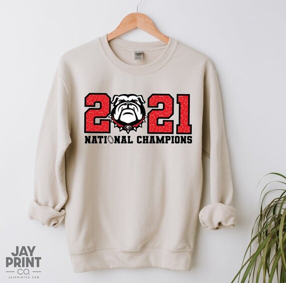 2021 National Champions Football Sweatshirt | Etsy