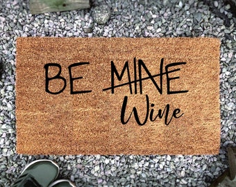 Be Wine doormat doormat coconut mat personalized