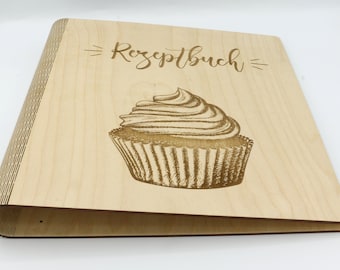 Personalized Wooden Recipe Book, Cooking Lovers Easter Gift, Easter Gift for Grandma and Family