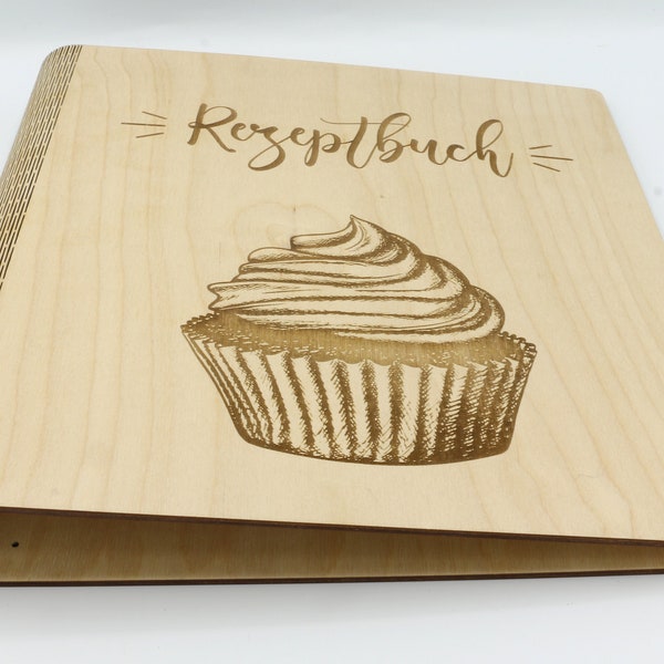 Personalized wooden recipe book, cooking lover Easter gift, Easter gift for grandma and family