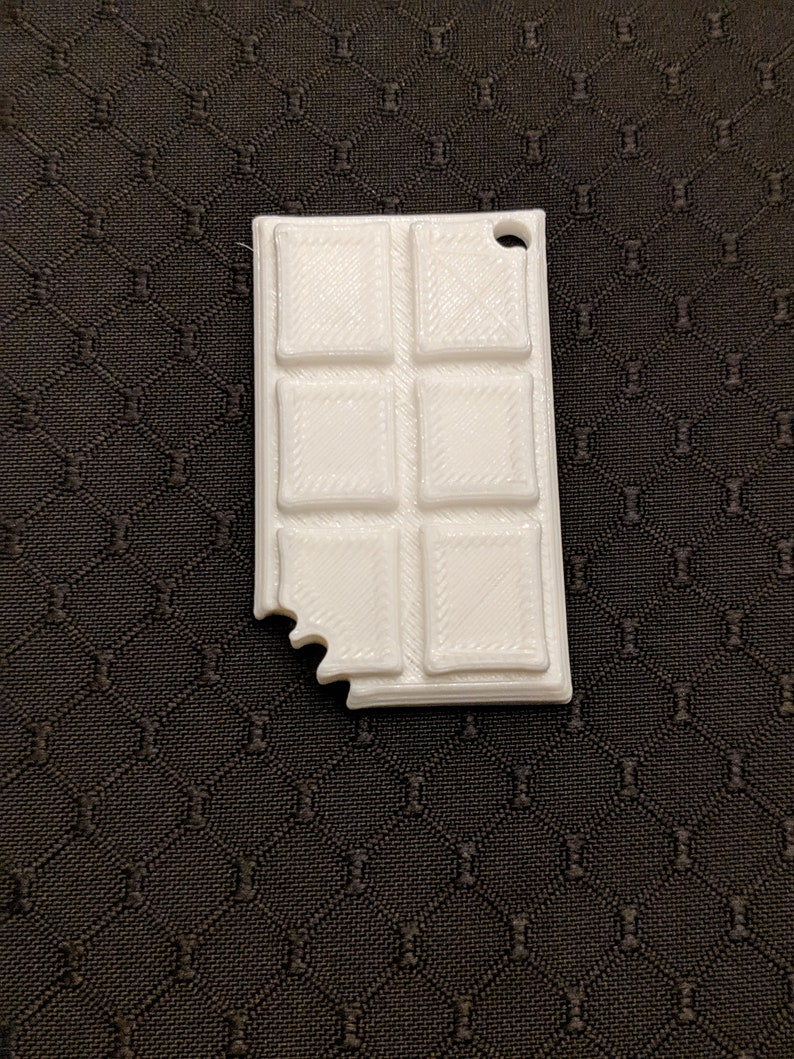 3D Printed Chocolate Bar Keychain Ornament Zipper Pull Etsy
