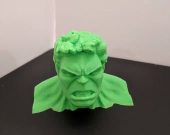 Busto de Hulk, Hulk Smash, Hulk Cake Topper, Vengadores Hulk, Bruce Banner, Fiesta de cumpleaños de Hulk, Regalo de los Vengadores, Decoración del hogar, Inspirado en Hulk