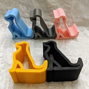 3D Printed Dog Phone Stand, Cell Phone Stand, iPhone, Phone Stand, Kindle Stand, Business Card Holder, Dog Gift, Phone Holder, Dog Lover
