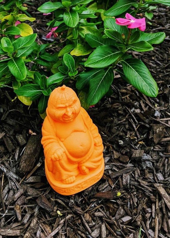 Grumpy Pumpkin Buddha, Halloween Pumpkin Buddha, Halloween