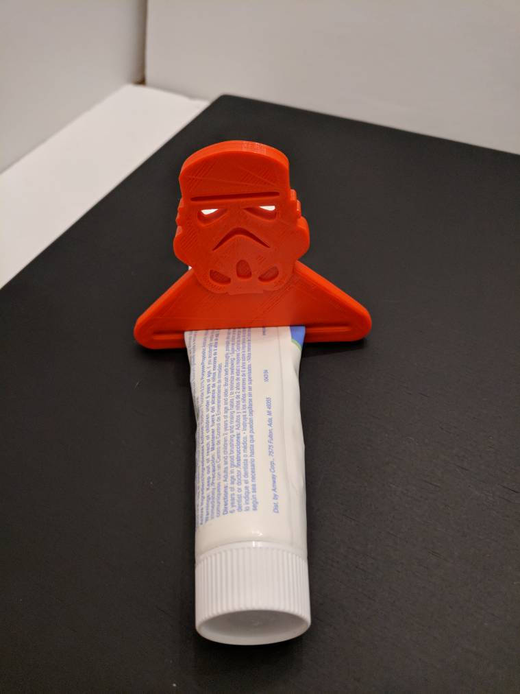 Stormtrooper Toothpaste Squeezer, Star Wars Inspired gift, Gift for Star Wars fan, Easter Basket Stuffer, Party Favor, Easter Gift For kids