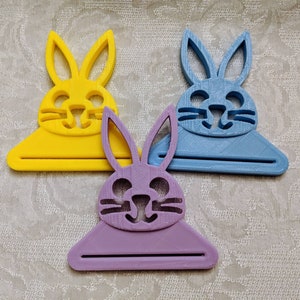 3D-gedruckter Hasen-Zahnpasta-Tubenquetscher, Strumpfstopf, Weihnachtsgeschenk, Geschenk für Hasenliebhaber, Geschenk zu Ostern, Hasengeschenk, Hasengeschenk