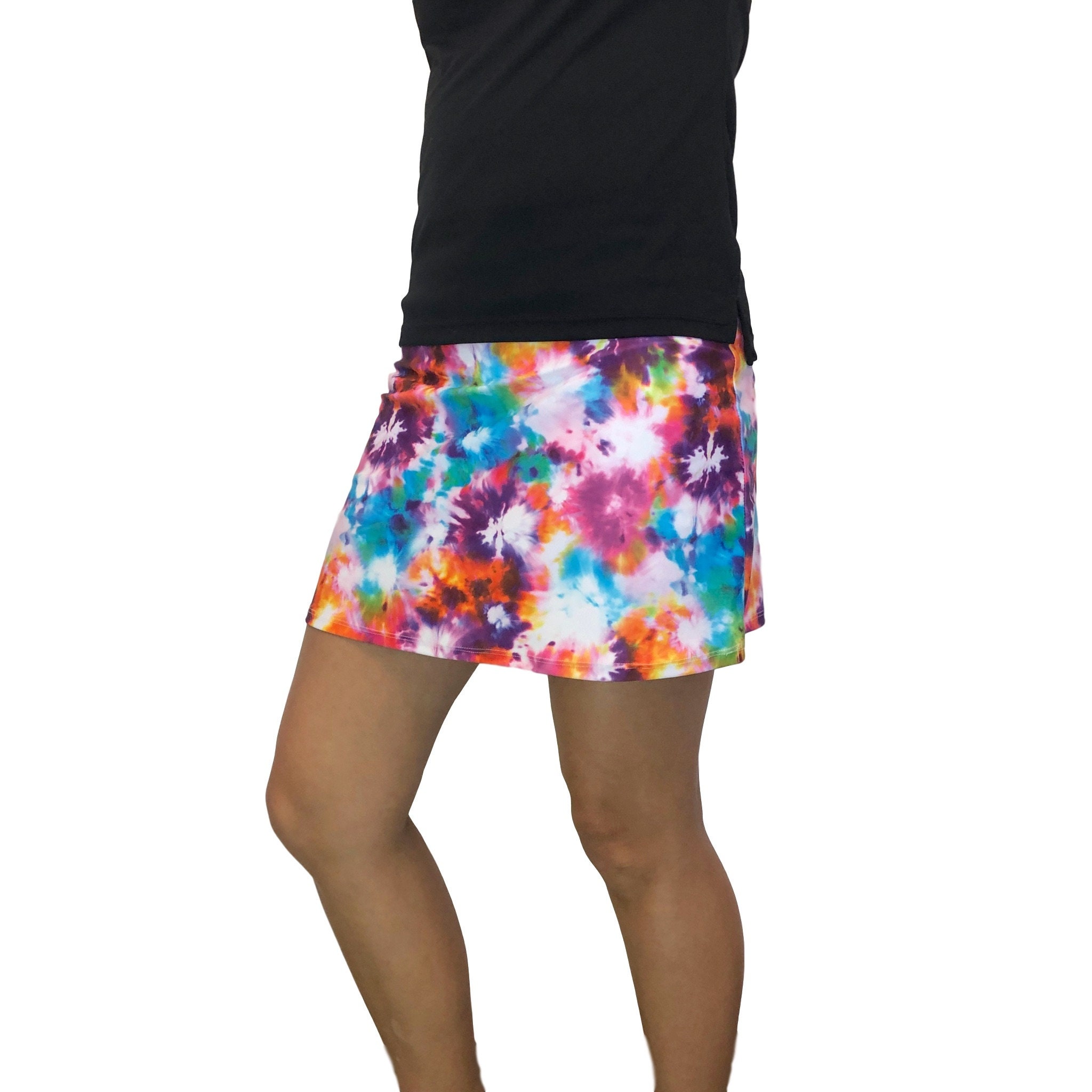 Tennis Skirts Tie Dye Golf Skirt Skorts Skirts Women Pockets 20