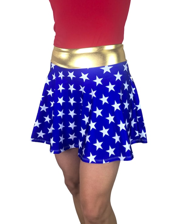Wonder Woman Athletic Flare Skort W Pocket Tennis Skirt Golf