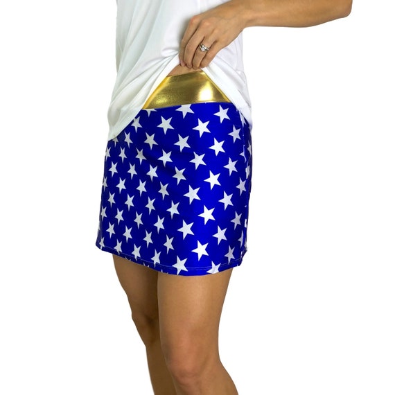 Wonder Woman Athletic Slim Skort W/ Pocket Tennis Skirt Golf - Etsy Norway