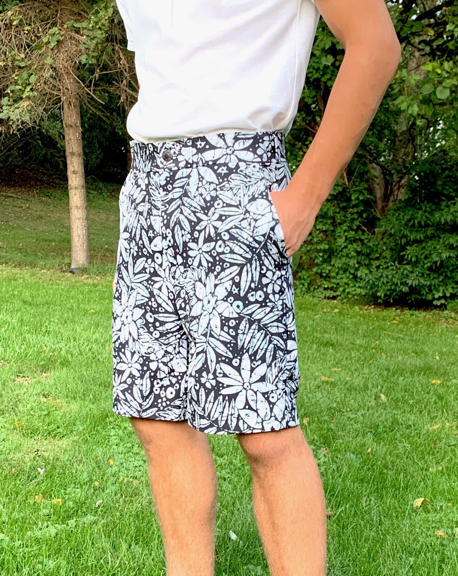 SALE - Batik Print Men's Golf Shorts - Etsy