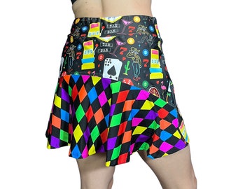 Vegas Golf Skort W/Pockets - Athletic Tennis, Running, Golf Skirt, Pickleball Skirt w/Shorts