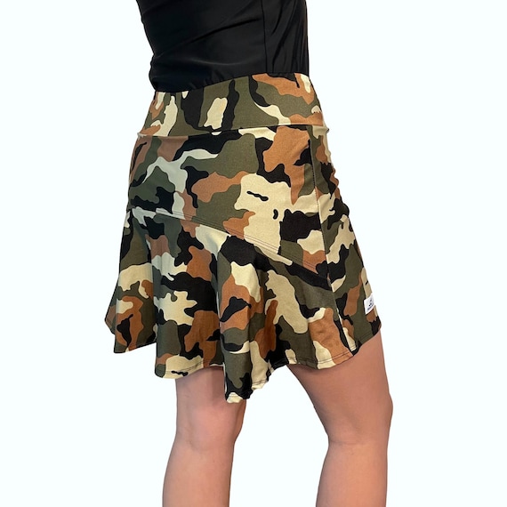 Camo running skirt sales
