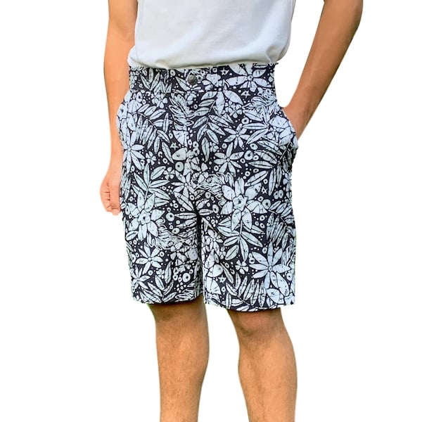 SALE - Batik Print Men's Golf Shorts