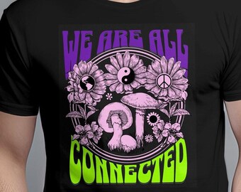 We Are All Connected, Environment, Climate Change, Save the Earth, Save the planet, Global Warming, T-Shirt