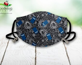 Doctor Who Face Mask - Etsy