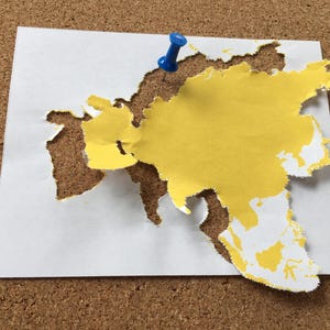 Push Pin Continents
