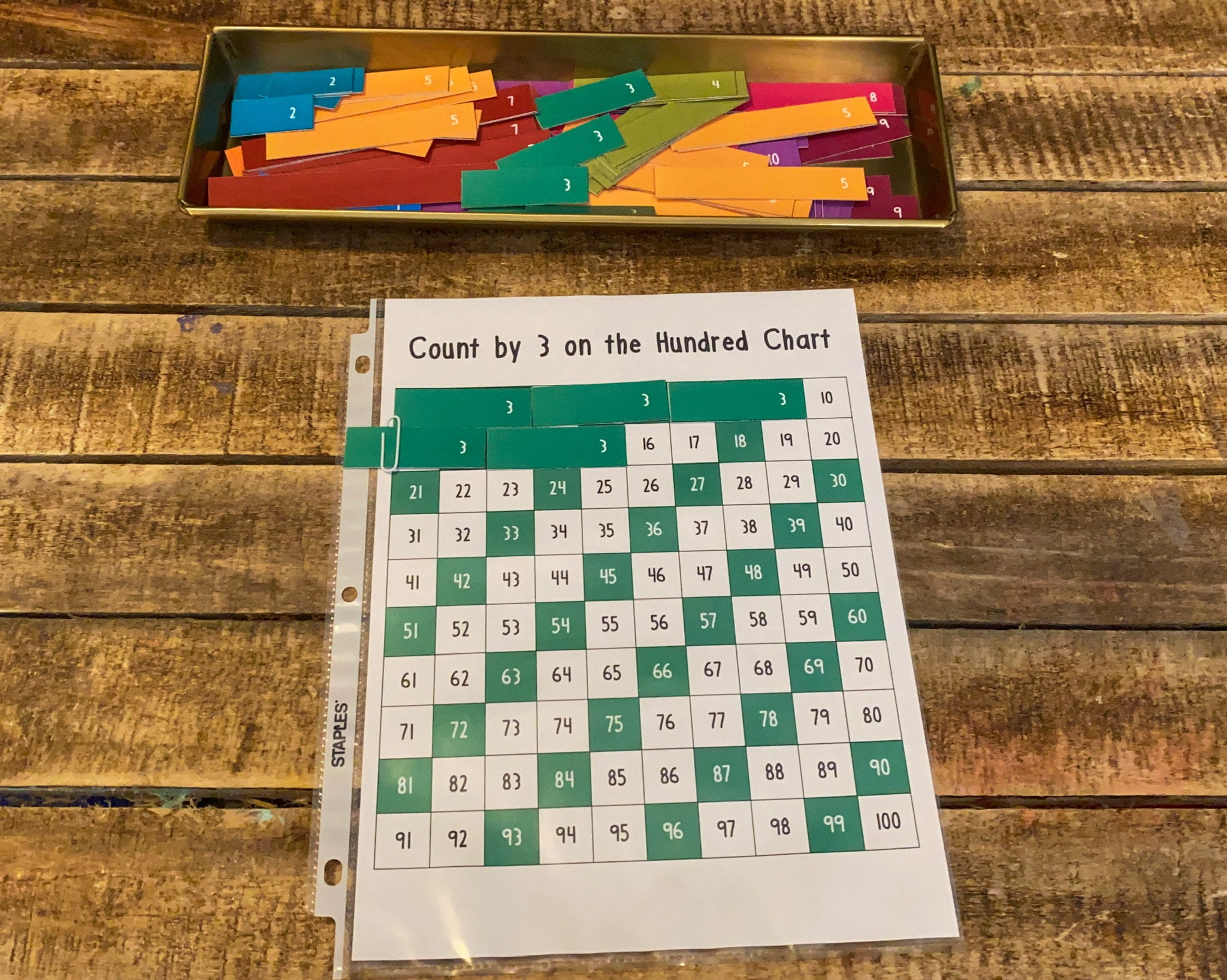 Skip Counting Hundred Charts - Etsy