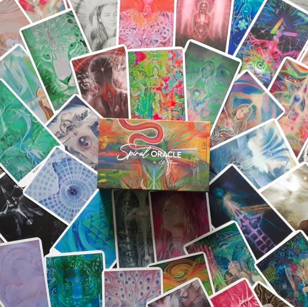 Spiral Oracle Deck Oracle Cards Original Art Deck Etsy