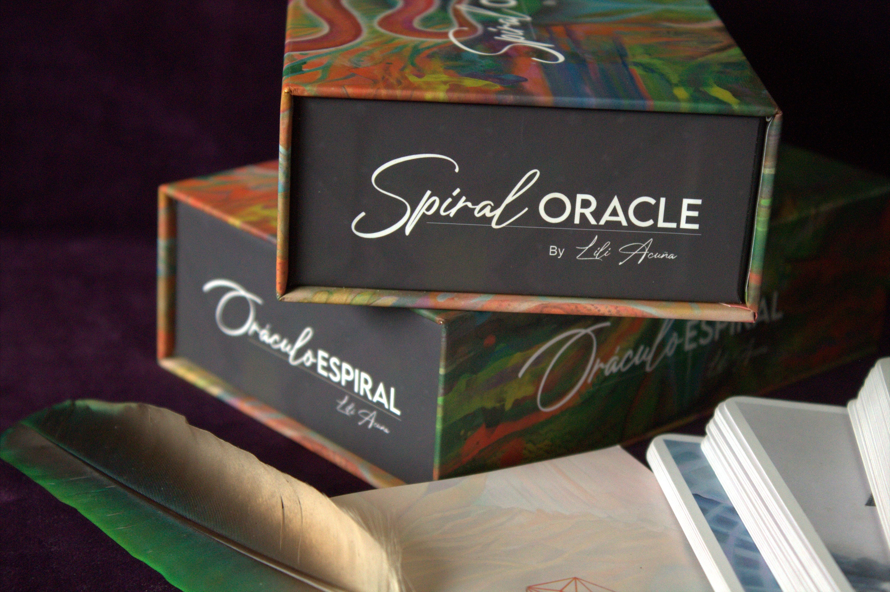 oracle cards 9セット Spiral Oracle Deck - Oracle Cards Original Art Deck - Etsy