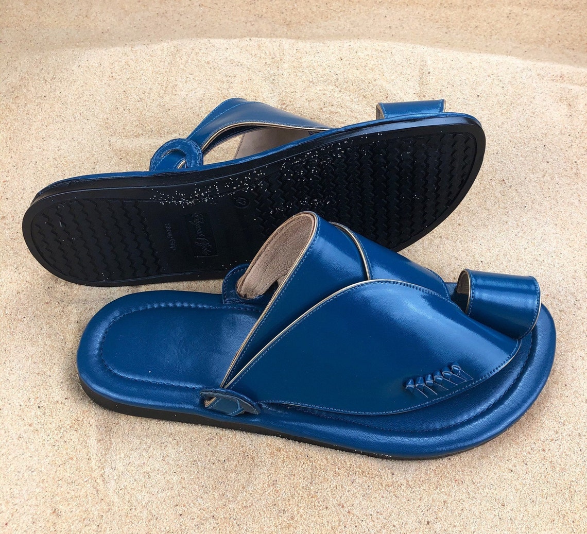 Mens Vegan Leather Sandals Sandcruisers Arabian Style Etsy