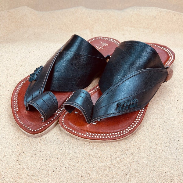 Mens black leather sandals ~ SandCruisers ~ Handmade sandals~ Great for outdoors, beaches, pools, parks, grass, and outdoors!