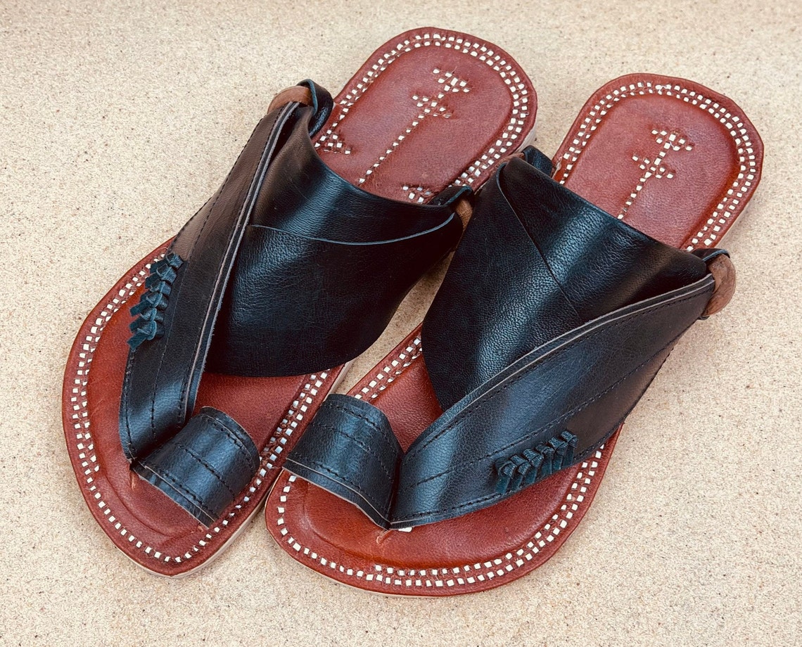 Mens Black Leather Sandals Sandcruisers Handmade Sandals Etsy