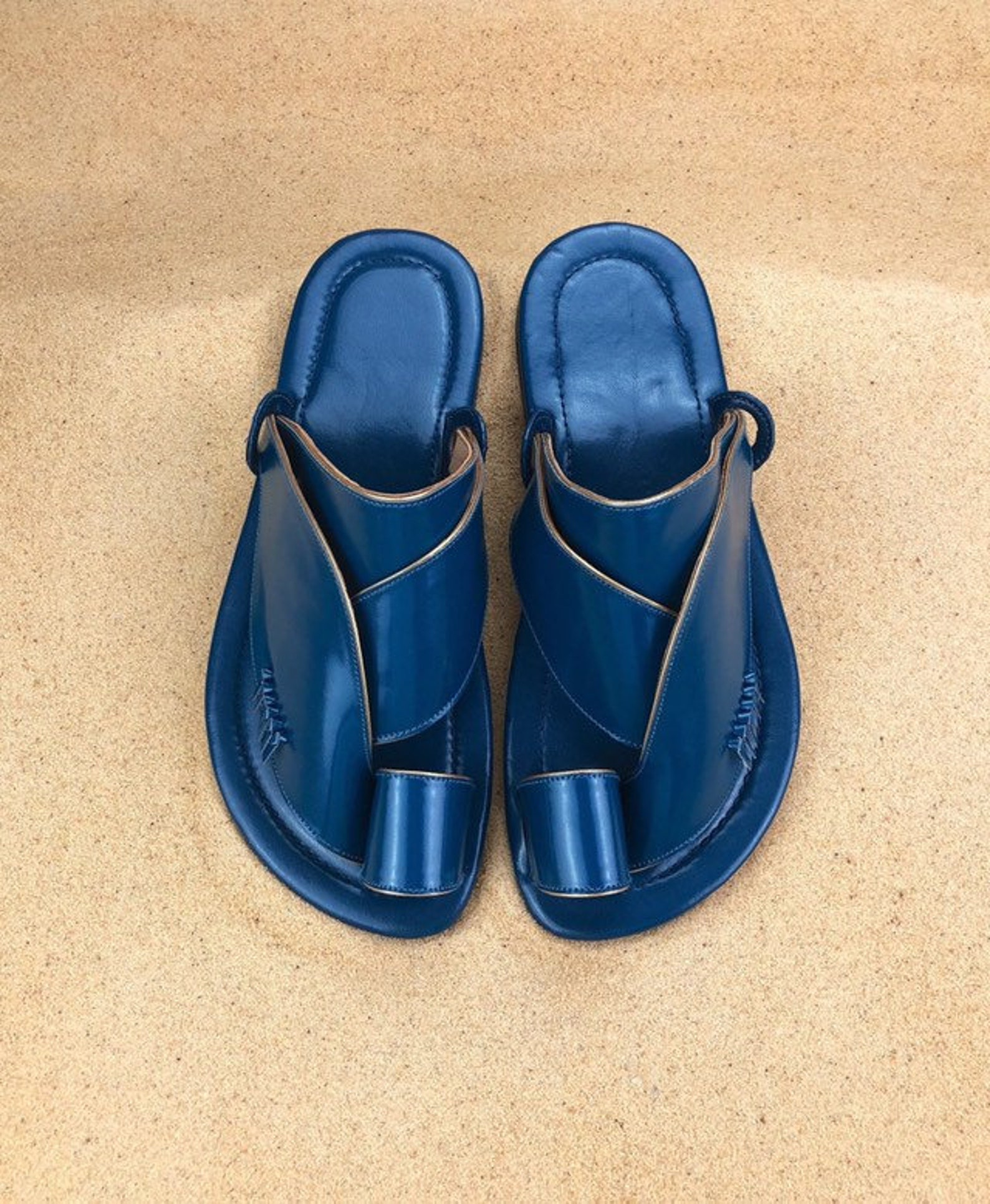 Mens Vegan Leather Sandals Sandcruisers Arabian Style Etsy