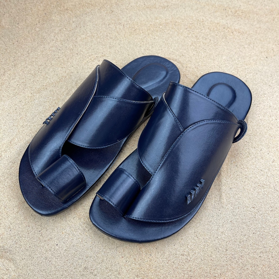 Men's Navy Vegan Leather Sandals Sandcruisers - Etsy