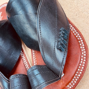 Mens Black Leather Sandals Sandcruisers Handmade Sandals - Etsy