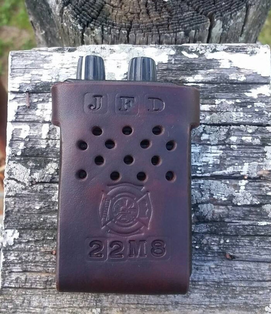 Custom Firefighter Leather Pager Holder fireman firefighter Etsy