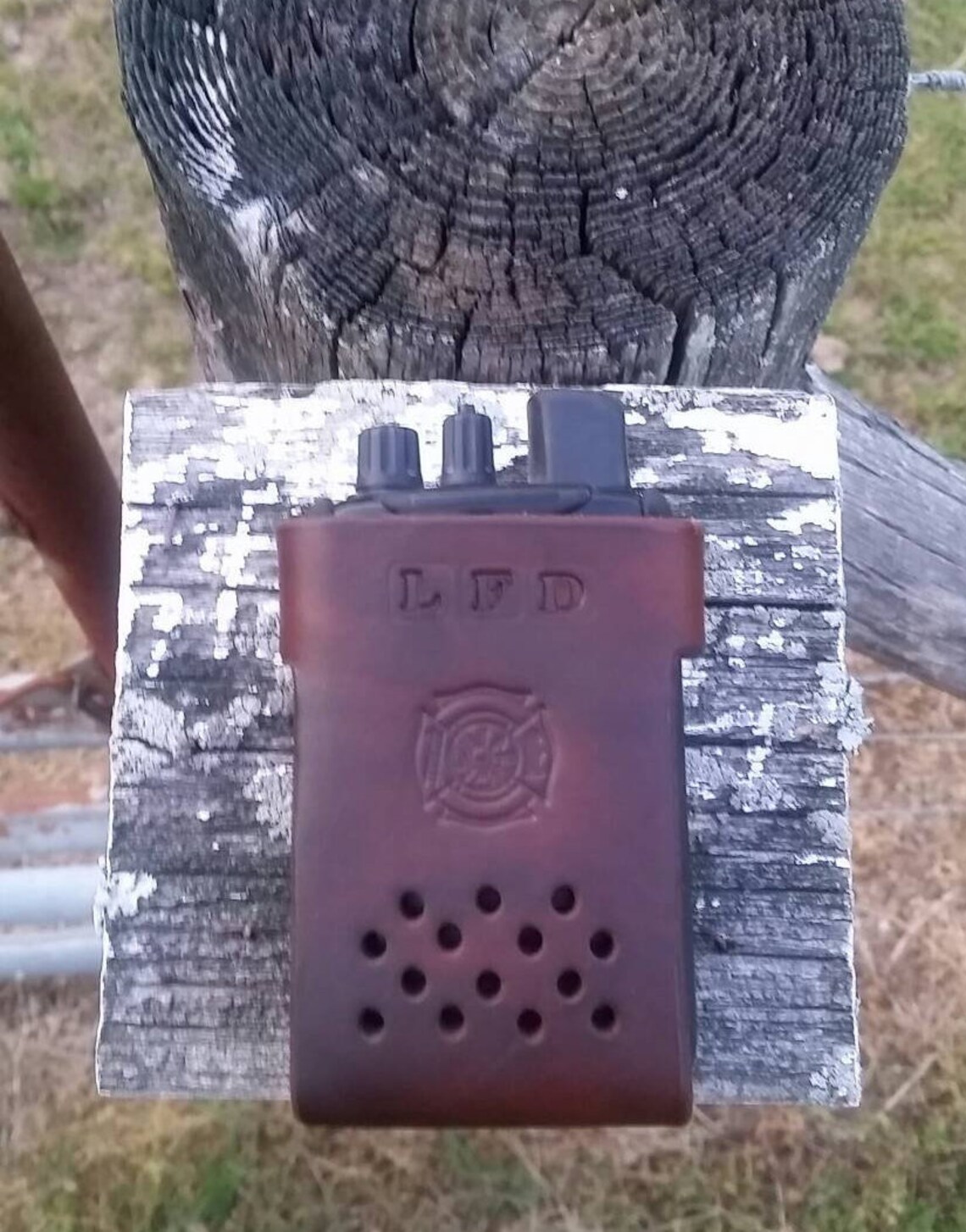 Custom Firefighter Leather Pager Holder fireman firefighter Etsy