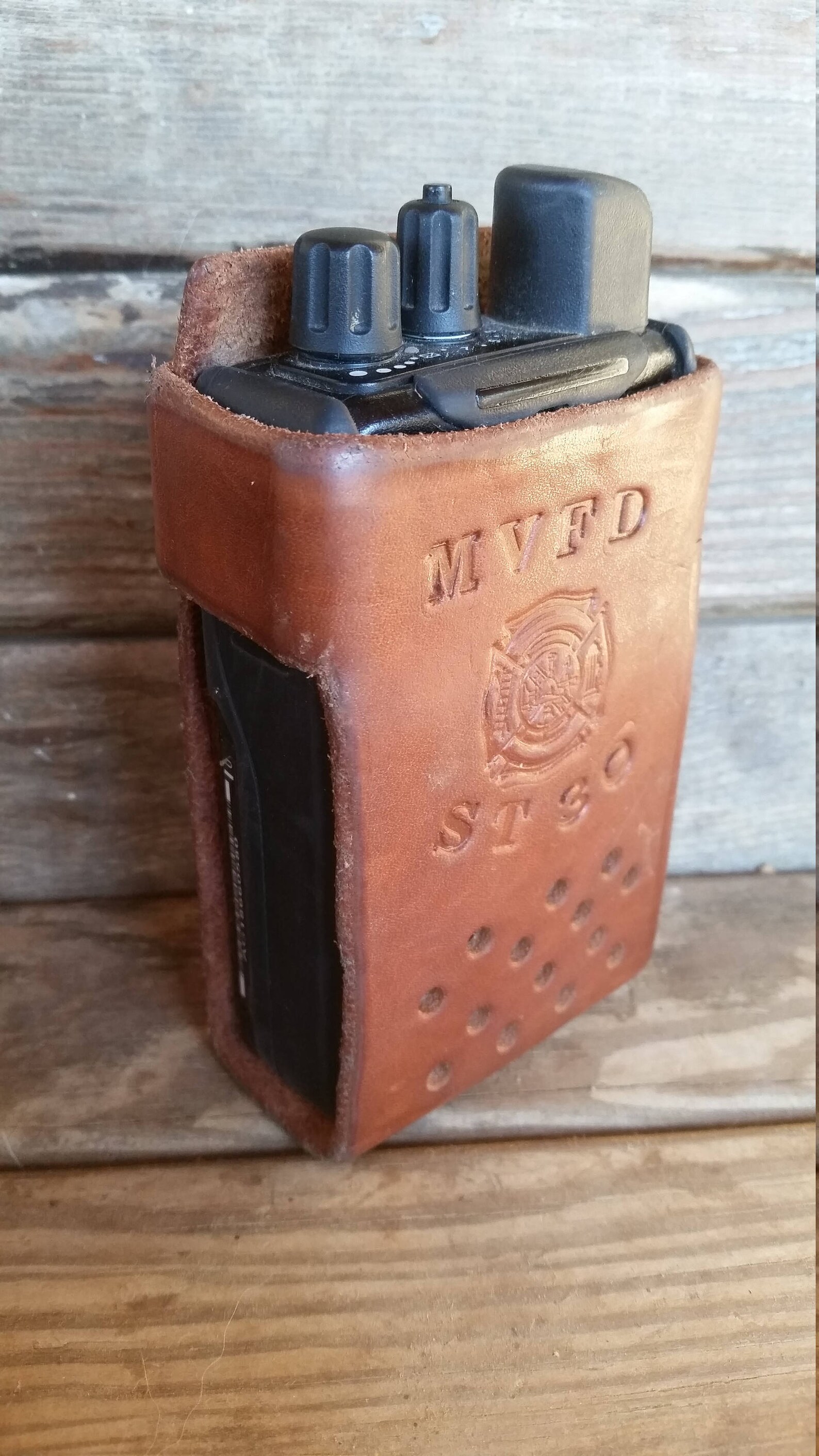 Custom Firefighter Leather Pager Holder fireman firefighter Etsy