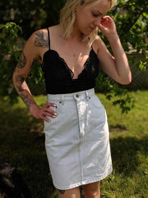 levis denim skirt canada