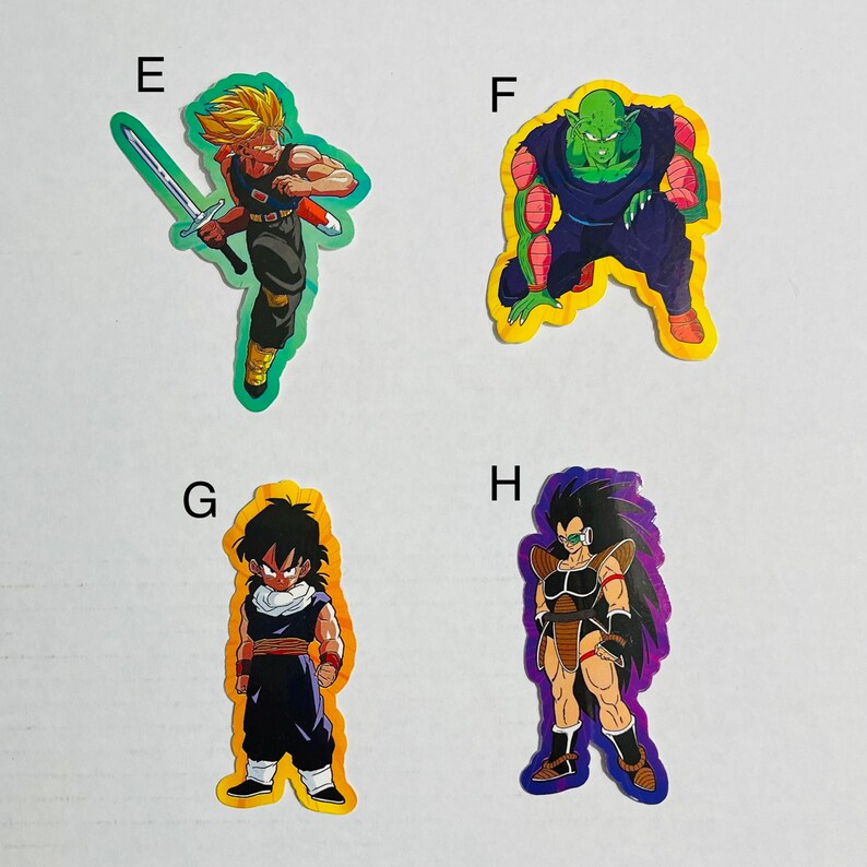 Vintage Dragon Ball Z Vending Machine Stickers Series 1 | Etsy