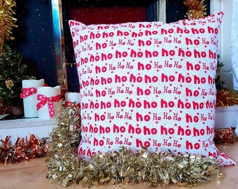 Ho ho ho pillows | Etsy Ho Ho Ho Christmas Pillow Farmhouse