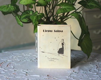 Seltenes Vintage Buch Lettische Volkslieder "Liepu laipa" auf Lettisch. Lettland, Riga, 1989