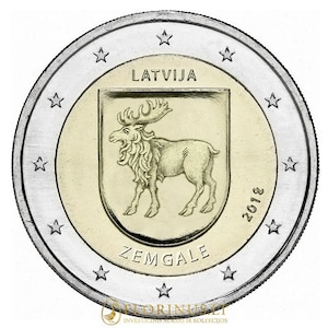 Commemorative coin 2 EUR - Latvia - Zemgale